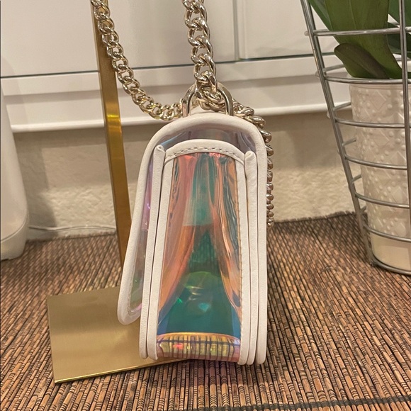 Heart Kate Spade White and Iridescent Crossbody Bag - with Turn-Lock - Picture 9 of 14